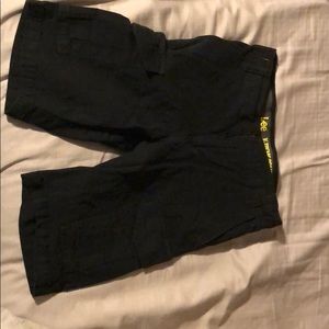 Lee extreme comfort boys black jean cargo shorts